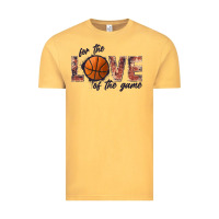 Vintage Mustard basketball love of the game Vintage Tee - JahusDesignShop
