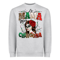La Mama Mas Chingona Heavyweight Sweatshirt | Teevron