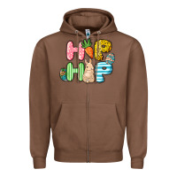 Chestnut Hip hop Easter Day Zipper Hoodie - HowdyJamesFarm