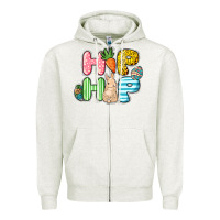 Oatmeal Heather Hip hop Easter Day Zipper Hoodie - HowdyJamesFarm