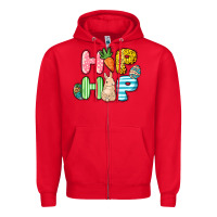 Red Hip hop Easter Day Zipper Hoodie - HowdyJamesFarm