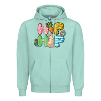 Seafoam Hip hop Easter Day Zipper Hoodie - HowdyJamesFarm