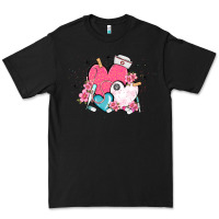 Black nurse hearts Premium Tee - MaliasSmallBusiness