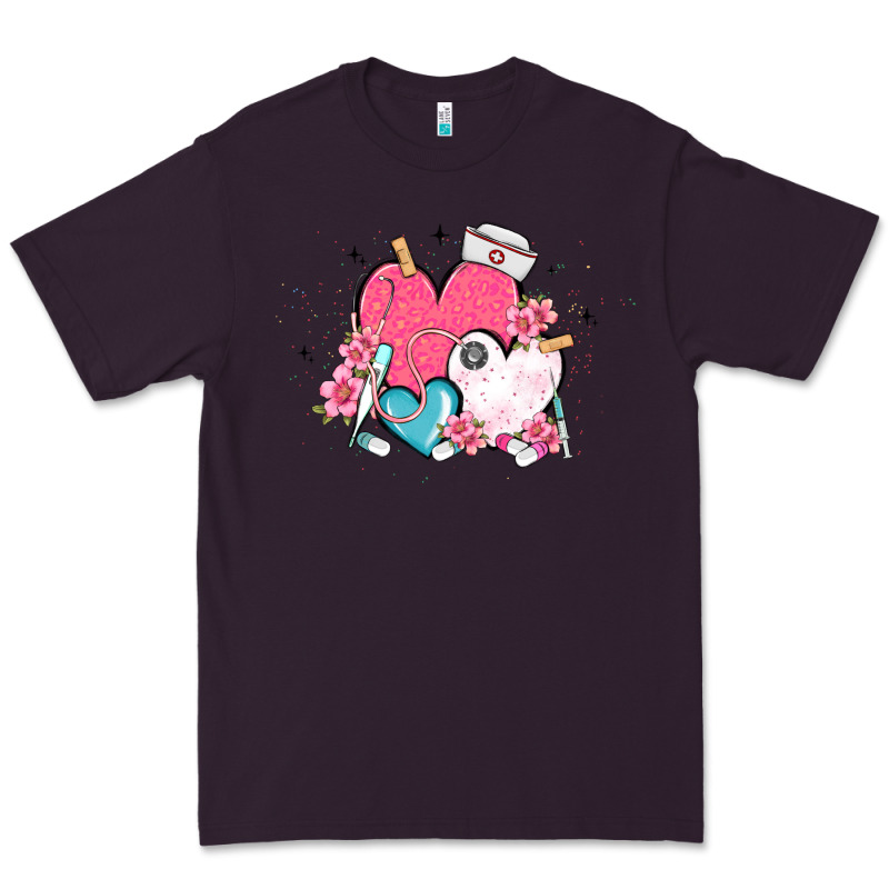 Nurse Hearts Premium Tee by MaliasSmallBusiness | Teevron