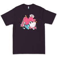 Plum nurse hearts Premium Tee - MaliasSmallBusiness