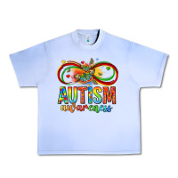 Grape Ice autism awareness butterfly infinity symbol Urban Heavy Tee - LillyAllenDesigns