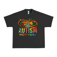 Pigment Black autism awareness butterfly infinity symbol Urban Heavy Tee - LillyAllenDesigns