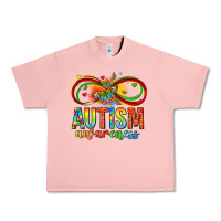 Salmon autism awareness butterfly infinity symbol Urban Heavy Tee - LillyAllenDesigns