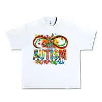 White autism awareness butterfly infinity symbol Urban Heavy Tee - LillyAllenDesigns