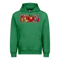 Emerald Merry Christmas Urban Hoodie - CowhideDigitalArt