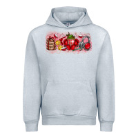Heather Grey Merry Christmas Urban Hoodie - CowhideDigitalArt