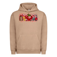 Pigment Burro Merry Christmas Urban Hoodie - CowhideDigitalArt