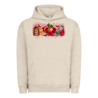 Pigment French Oak Merry Christmas Urban Hoodie - CowhideDigitalArt