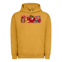 Pigment Peanut Butter Merry Christmas Urban Hoodie - CowhideDigitalArt
