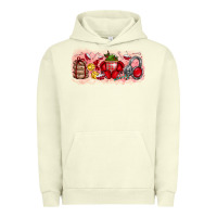 Pigment Pistachio Merry Christmas Urban Hoodie - CowhideDigitalArt