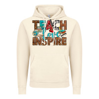 Vintage Artic Teach Love Inspire With Leopard Vintage Hoodie - BundleAndBundleShop