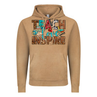 Vintage Camel Teach Love Inspire With Leopard Vintage Hoodie - BundleAndBundleShop