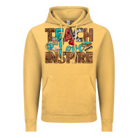 Teach Love Inspire With Leopard Vintage Hoodie | Teevron