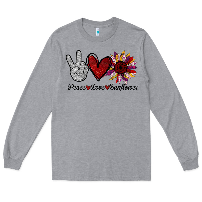Peace Love Sunflower Long Sleeve Tee by Bettercallsaul | Teevron