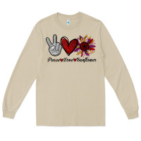 Mushroom peace love sunflower Long Sleeve Tee - Bettercallsaul