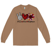 Toasted Coconut peace love sunflower Long Sleeve Tee - Bettercallsaul