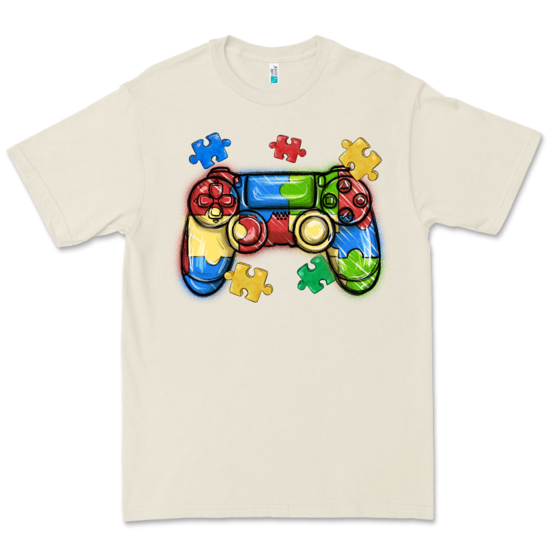 Autism Awareness Video Game Controller Premium Tee by MaliasSmallBusiness | Teevron