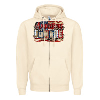 Sandshell American junkie 4th of july Zipper Hoodie - CowGirlArtShop