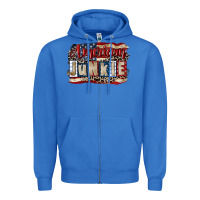 True Royal American junkie 4th of july Zipper Hoodie - CowGirlArtShop