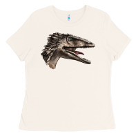 Bone Deinonychus Face Ladies Tee - LillyAllenDesigns