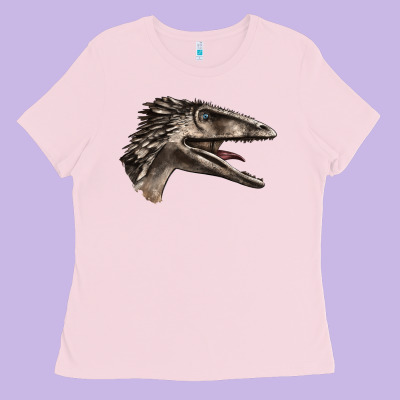 Deinonychus Face Ladies Tee Designed By Lillyallendesigns