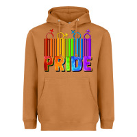 Meerkat Pride Barcode Heavyweight Hoodie - FaDigitalArtStudio