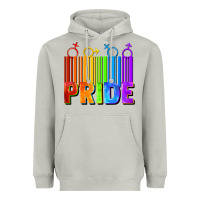 Moon Dust Pride Barcode Heavyweight Hoodie - FaDigitalArtStudio