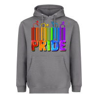 Storm Pride Barcode Heavyweight Hoodie - FaDigitalArtStudio