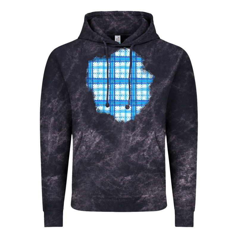 Winter Tartan Patch Vintage Hoodie by BundleAndBundleShop | Teevron