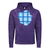 Cloud Purple Winter Tartan Patch Vintage Hoodie - BundleAndBundleShop