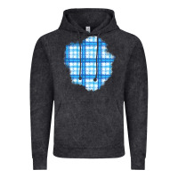 Vintage Black Winter Tartan Patch Vintage Hoodie - BundleAndBundleShop