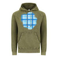 Vintage Olive Winter Tartan Patch Vintage Hoodie - BundleAndBundleShop