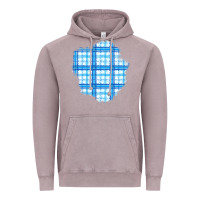 Vintage Zinc Winter Tartan Patch Vintage Hoodie - BundleAndBundleShop