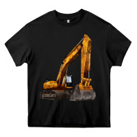 Black excavator Heavy Core Tee - LillyAllenDesigns