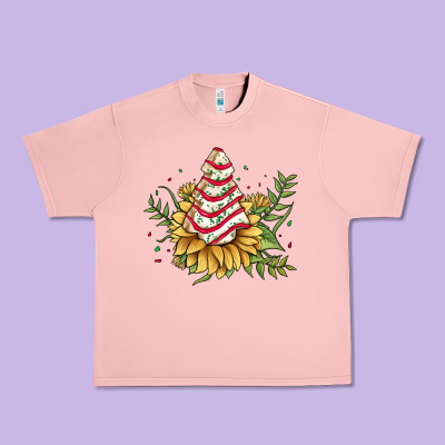 Little Debbie Tree Cakes Sunflower Urban Heavy Tee Designed By Jahusdesignshop