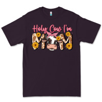 Plum holy cow i'm mom Premium Tee - MaliasSmallBusiness