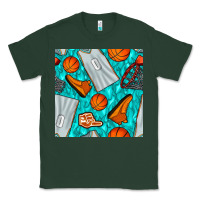 Basketball Uniform And Hoop Seamless Pattern Classic Tee | Teevron