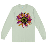 Matcha sunflower png Long Sleeve Tee - Bettercallsaul