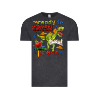 Vintage Black ready to crush pre k Vintage Tee - BundleAndBundleShop