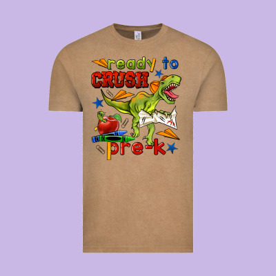 Ready To Crush Pre K Vintage Tee Designed By Bundleandbundleshop