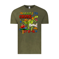 Vintage Olive ready to crush pre k Vintage Tee - BundleAndBundleShop