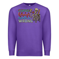 Purple coffee because murder is wrong bbs Premium Sweatshirt - BundleAndBundleShop