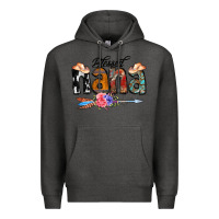 Charcoal Heather Blessed Nana Premium Hoodie - CowCowDesign