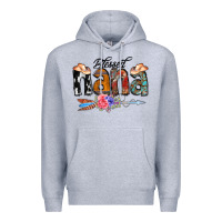 Heather Grey Blessed Nana Premium Hoodie - CowCowDesign