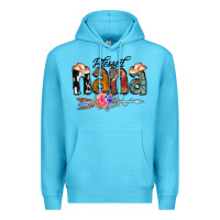Ocean Blue Blessed Nana Premium Hoodie - CowCowDesign
